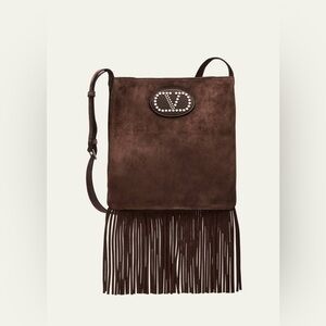 Nellcote Suede & Leather-trim Crossbody Bag